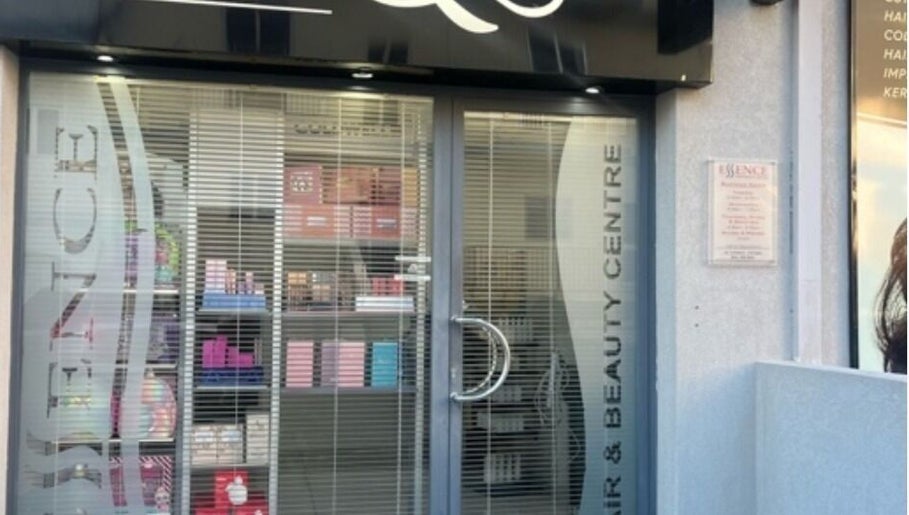 Front view of Essence salon in Marsascala, MT showcasing modern decor and welcoming ambiance.