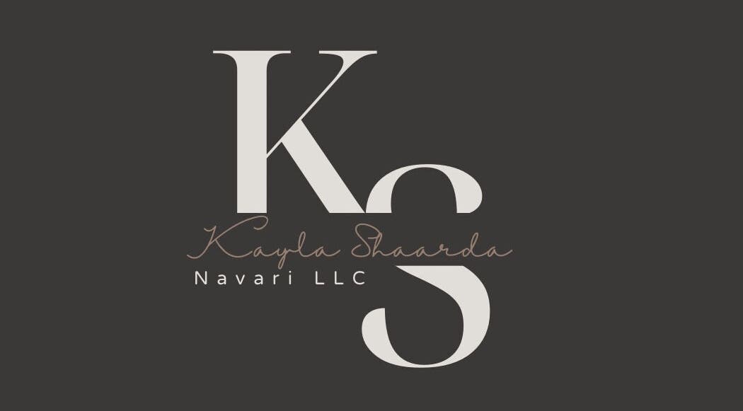 Elegant logo of Hair by Kayla Shaarda@Navari Hair Studio, Cadillac, Michigan, US.