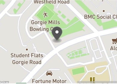 Location map of Vitafacials.spa in Edinburgh, Scotland, GB near Gorgie Mills Bowling Club.