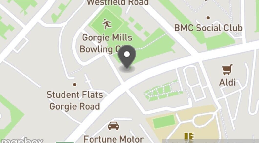 Location map for Vitafacials.spa at Edinburgh, Scotland, GB, highlighting nearby landmarks.