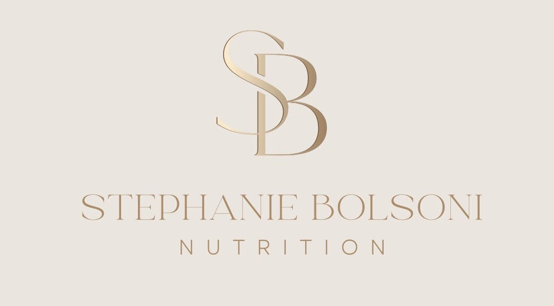 Logo sofisticado de Stephanie Bolsoni | Nutrition em Dublin, County Dublin, IE.