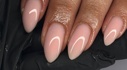 Elegant pink manicure with glossy finish at NF Artistry, Cape Town, Western Cape, ZA.