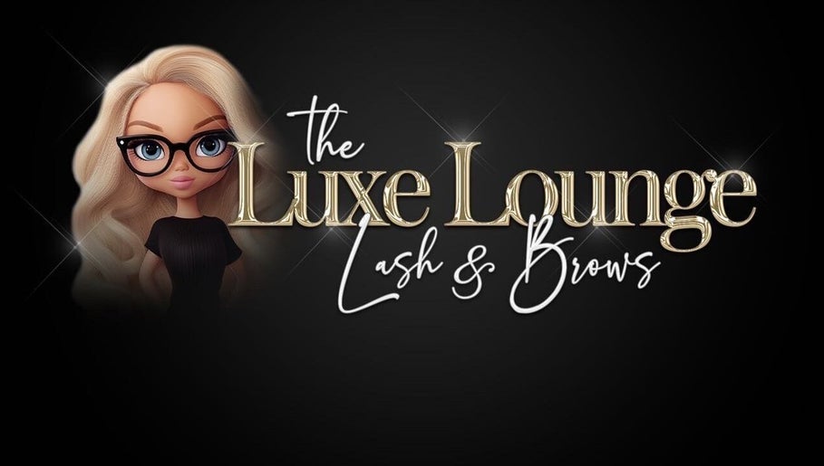 Chic mascot and logo for The Luxe Lounge Lash & Brows, Cardiff, Wales, GB.