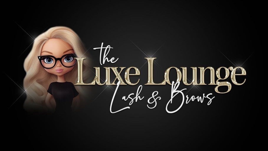 Stylized logo of The Luxe Lounge Lash & Brows, Cardiff, Wales, GB with elegant script and feminine figure.