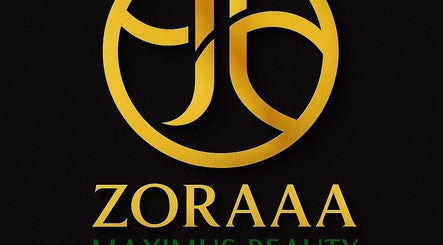 Gold emblem of Zoraaa Maximus Beauty Klinik in Knockpatrick, Manchester Parish, JM.