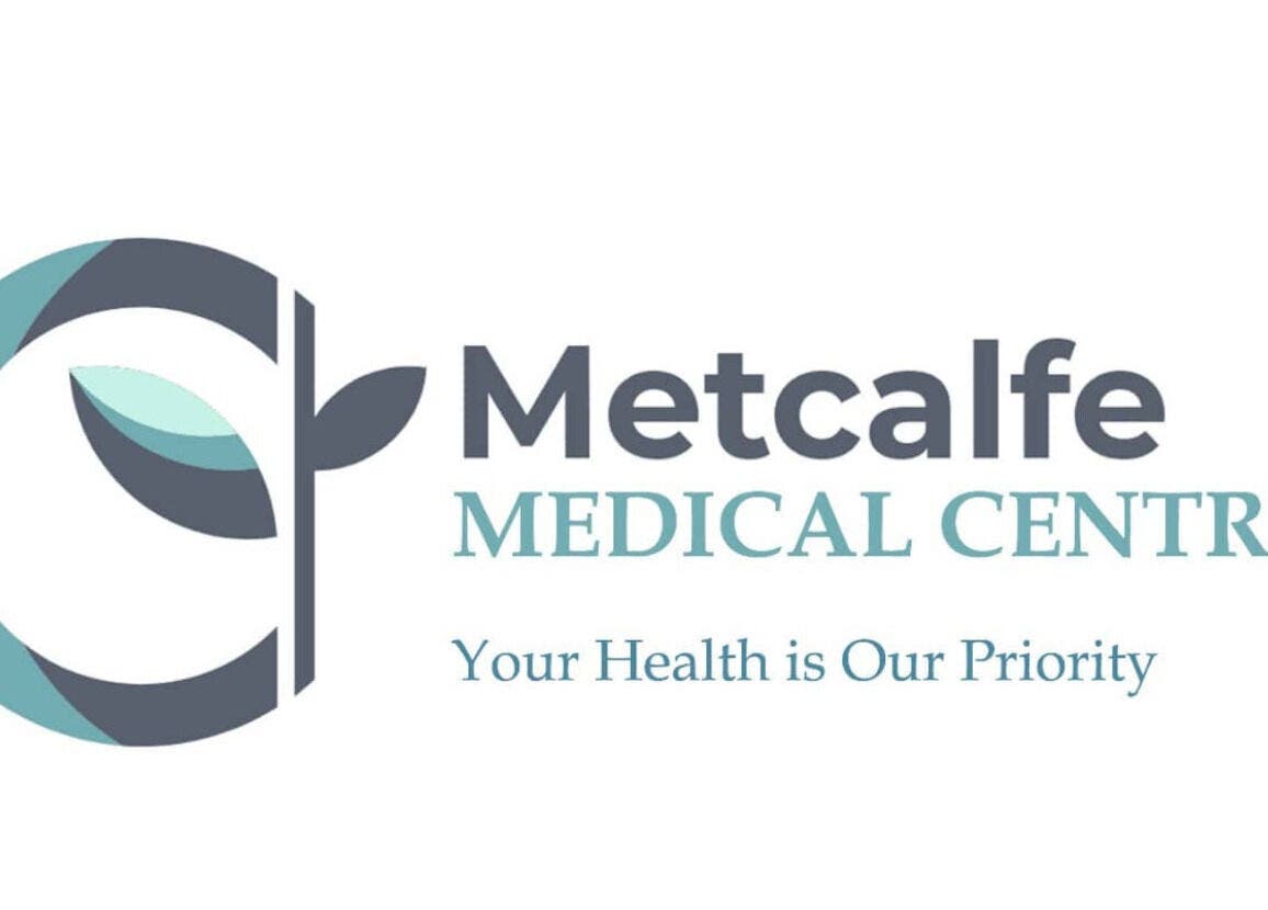 Metcalfe Medical Centre Limited logo at Port Maria, St. Mary Parish, JM, promoting health and wellness.