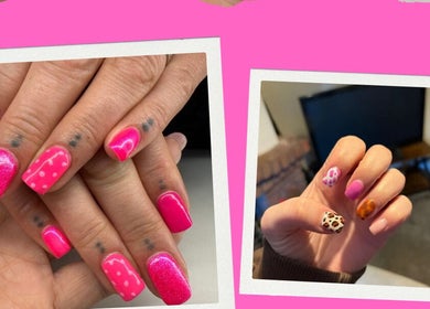 Colorful nail art at The Beauty Room by Cassie, Huddersfield, England, GB showcasing bright designs.