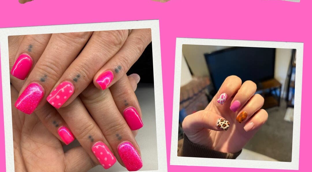 Colorful nail art at The Beauty Room by Cassie, Huddersfield, England, GB showcasing bright designs.
