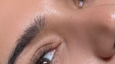Close-up of expertly done lashes at June Lashes - St Albans, Saint Albans, Victoria, AU.