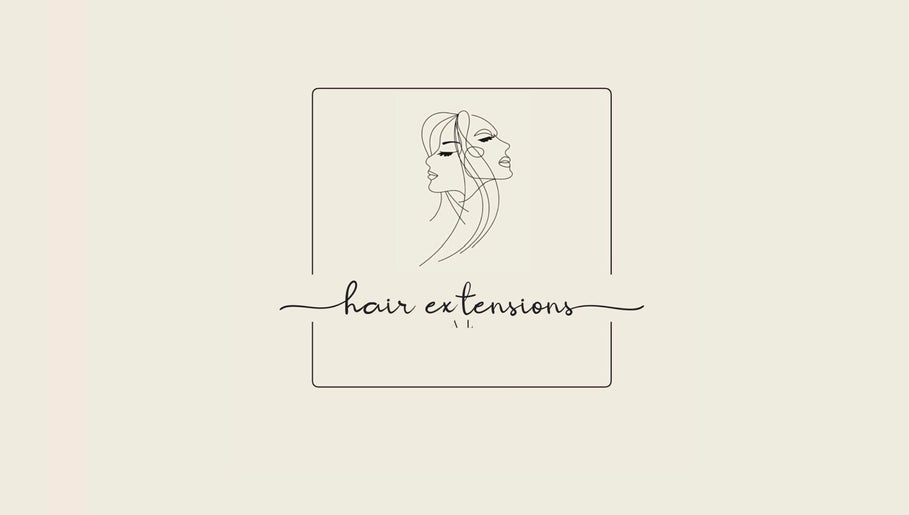 Elegant hair extension logo design at Mobile, Surfleet, England, GB.
