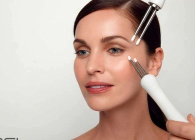Facial treatment with advanced tools at I J Beauty By Lauren, St Helens, England, GB.