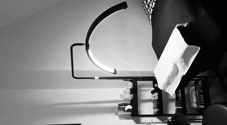 Chic, modern lash treatment space at The Lash Lounge, Kingston, St. Andrew Parish, JM.