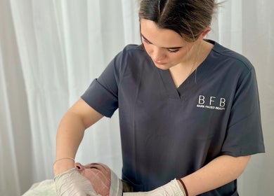Expert facial treatment at Bare Faced Beauty, Strath Creek, Victoria, AU.