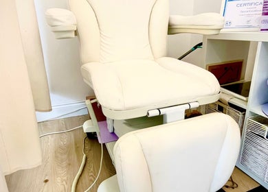 Relaxing spa chair at Taisiya Harding Nail Technician, Torquay, England, GB for ultimate comfort and care.