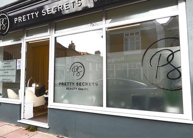 Pretty Secrets Beauty Salon exterior, Torquay, England, offering Taisiya Harding Nail Technician services.