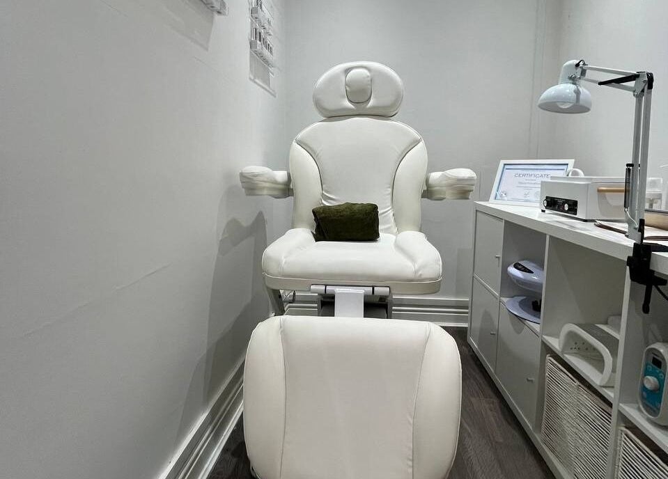 Luxurious spa chair at Taisiya Harding Nail Technician, Torquay, England, GB, offering ultimate comfort.