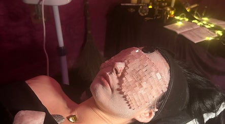 Relaxing crystal facial treatment at Sorceress Beauty, Manchester, England, GB for ultimate rejuvenation.