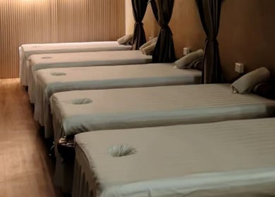 Relaxation beds at Wonder Foot Spa in Singapore, Singapore, SG, offering a tranquil wellness retreat.