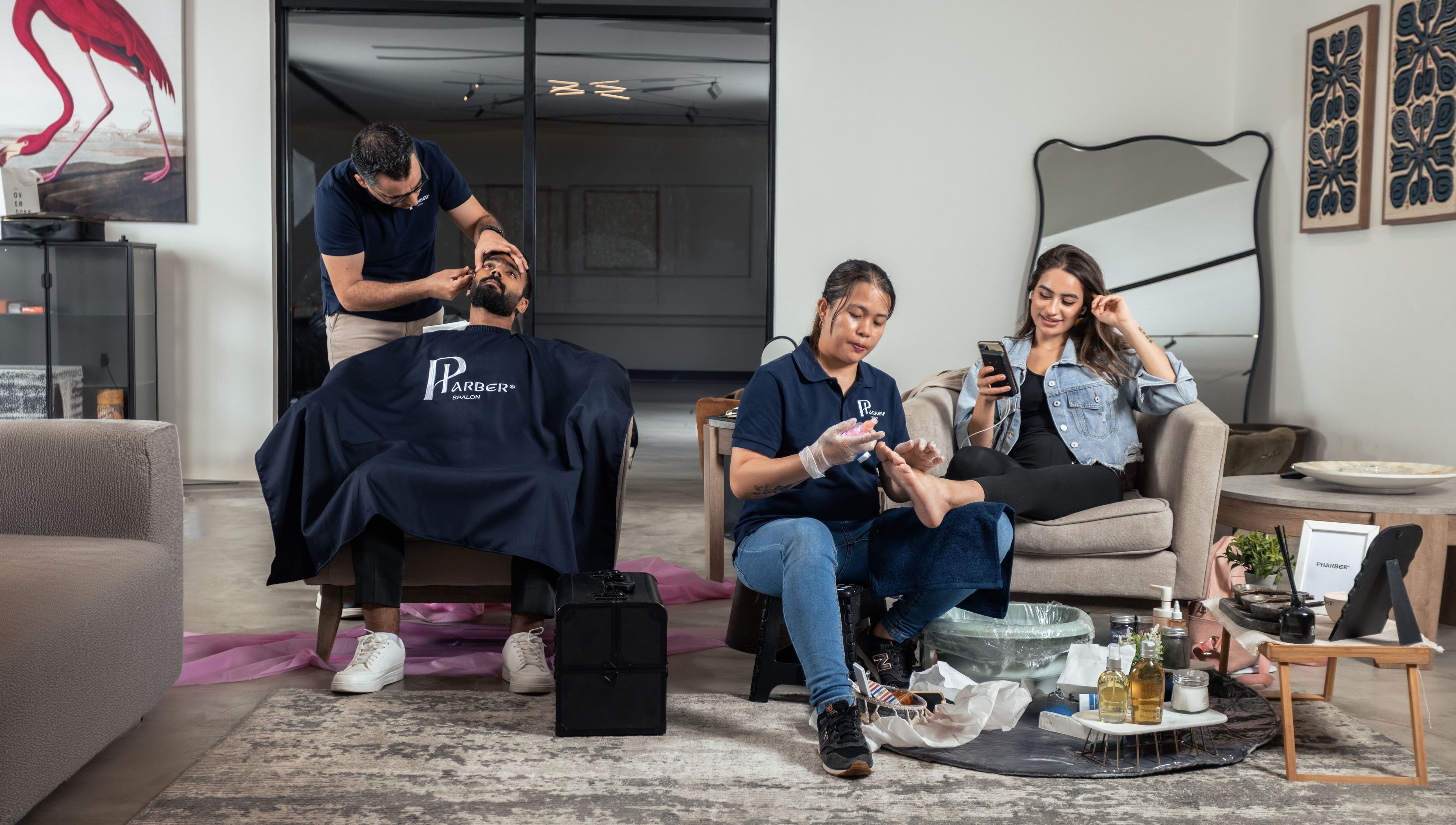 جلسة خدمات تجميلية في Pharber | فاربر - Home Service في جدة، منطقة مكة المكرمة، السعودية.