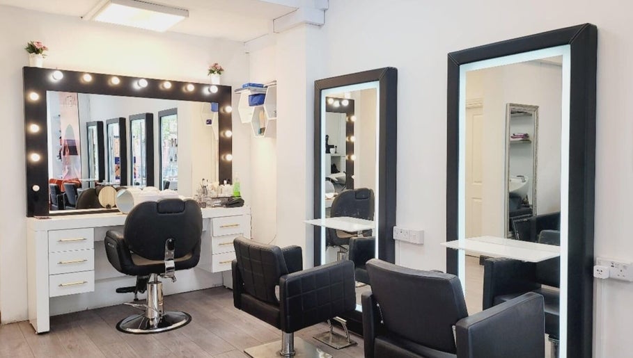 Elegant salon interior at Anchal Massage & Beauty Salon / Ladies Only, London, England, GB.