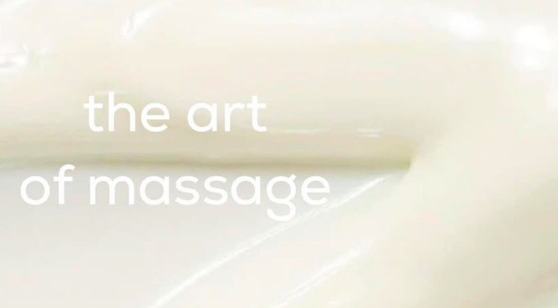 Silky massage cream highlighting 'the art of massage' at SKINCLINIC.MT in Sliema / Is-Swieqi, MT.