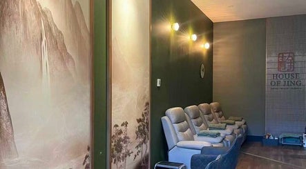 Relaxing reclining chairs in tranquil ambience at House Of Jing, Rockingham, Western Australia, AU.