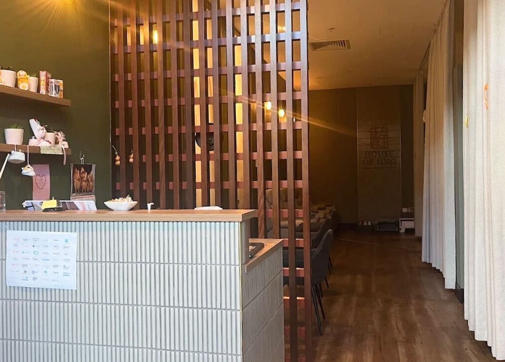 Elegant reception at House Of Jing, Rockingham, Western Australia, AU featuring a modern design with soft lighting.