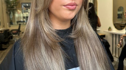 Stylish long layered hair at Mirren Wordie Hair, Stirling, GB salon.