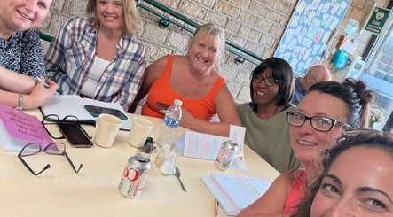 Group session at Weight Better Together 121 Coaching in Haworth, England, GB with smiling participants.