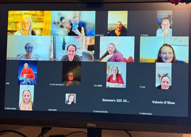 Screenshot of a virtual meeting with multiple participants from Weight Better Together 121 Coaching in Haworth, England, GB.