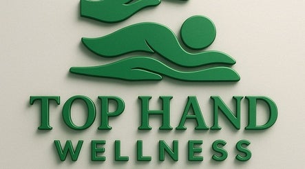 Top Hand Wellness Home Spa logo displayed at Dubai, Dubai, AE, representing peace and wellness.