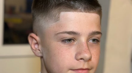 Close-up of a fresh haircut by Peterborough Mobile Barber in Peterborough, England, GB.