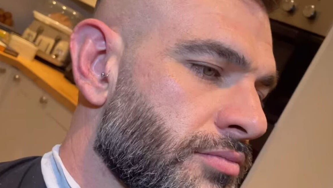 Close-up of a freshly groomed beard at KlipCulture Mobile Barber, Peterborough, England, GB.