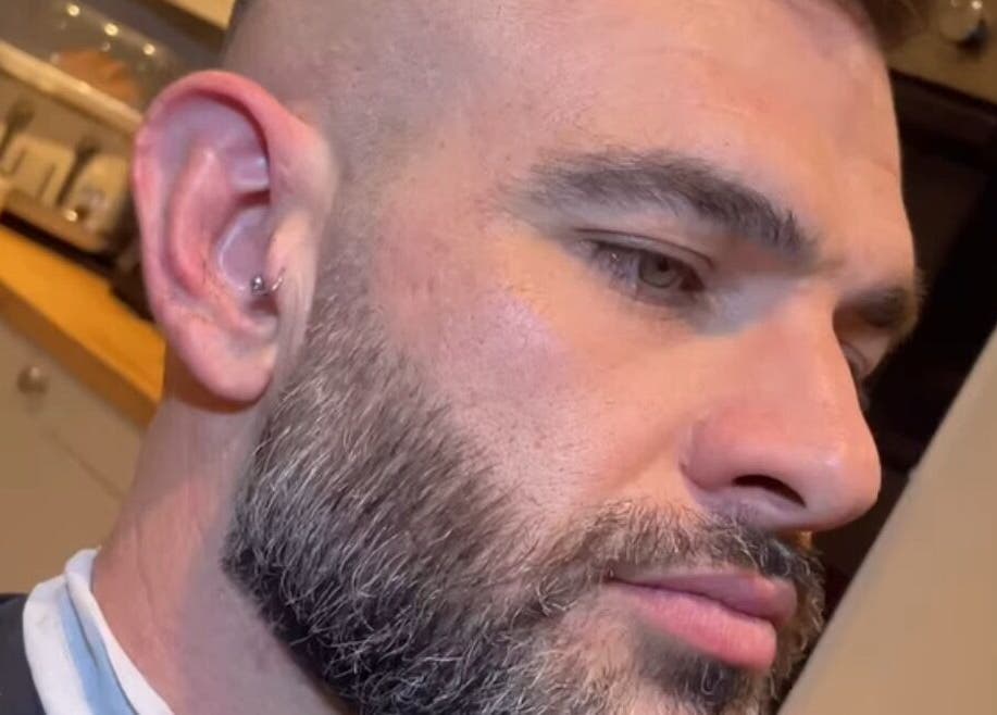 Close-up of a freshly groomed beard at KlipCulture Mobile Barber, Peterborough, England, GB.