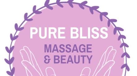 Pure Bliss Ashbourne logo featuring elegant hands and purple laurel in County Meath, IE.