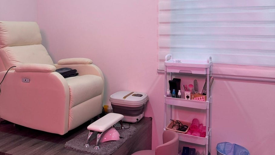 Relaxing pedicure chair at Fresh Pressed, Singapore, SG, offering a tranquil beauty experience.