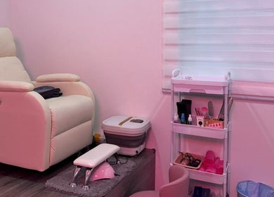 Relaxing pedicure chair at Fresh Pressed, Singapore, SG, offering a tranquil beauty experience.