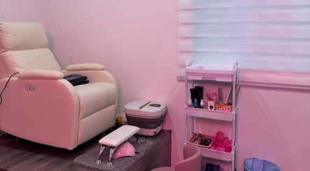 Relaxing pedicure chair at Fresh Pressed, Singapore, SG, offering a tranquil beauty experience.