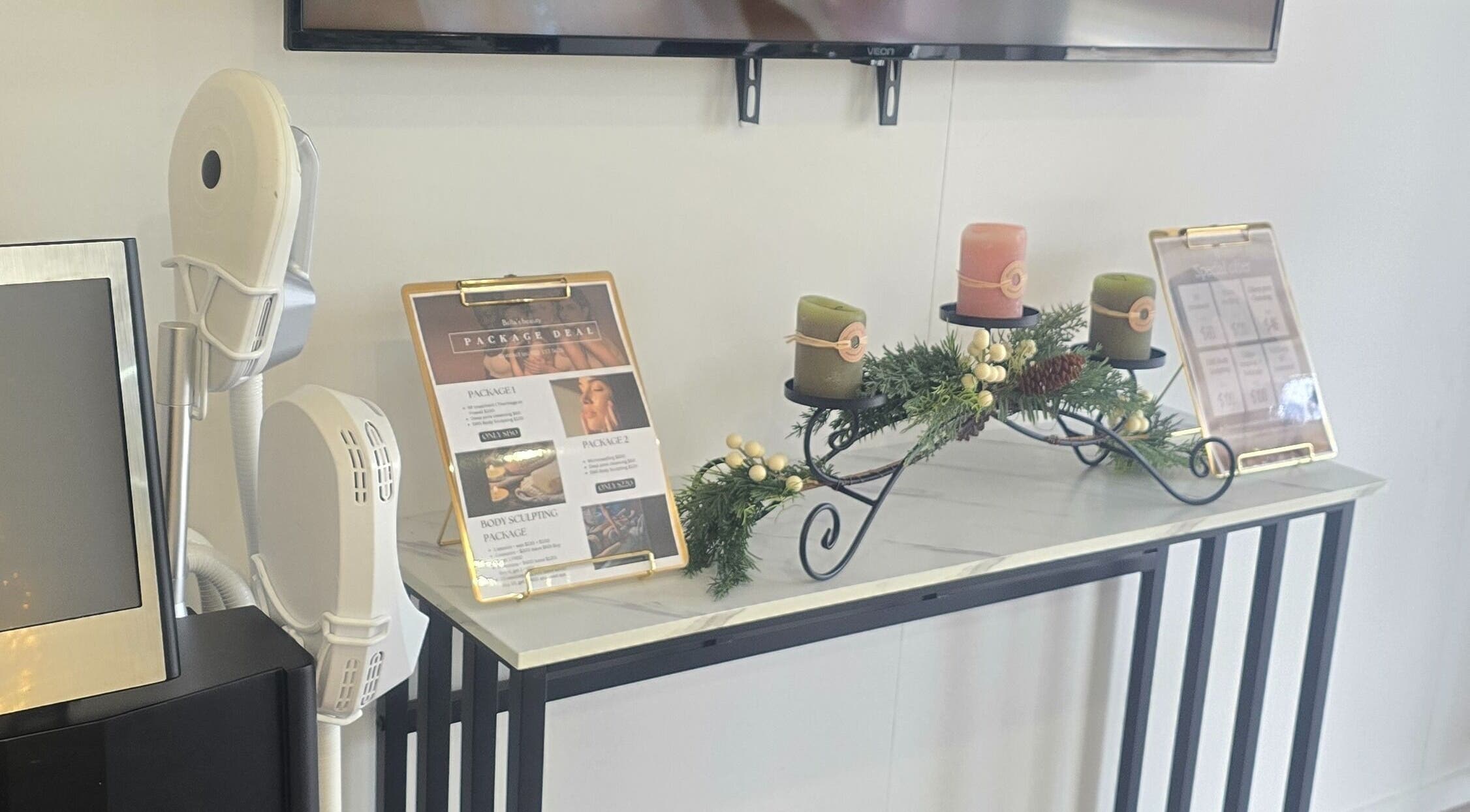 Calming scented candles and package deals at Bella'sBeauty, Christchurch, Canterbury Region, NZ.