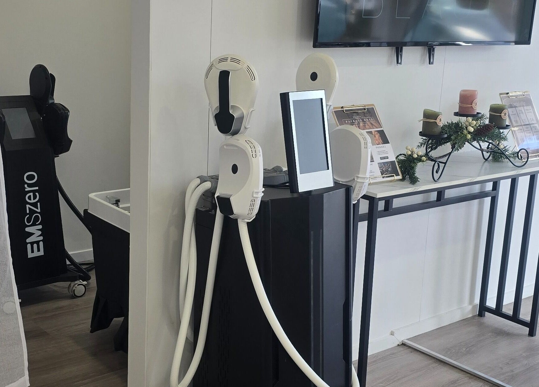 Advanced wellness equipment at Bella's Beauty, Christchurch, Canterbury Region, NZ.