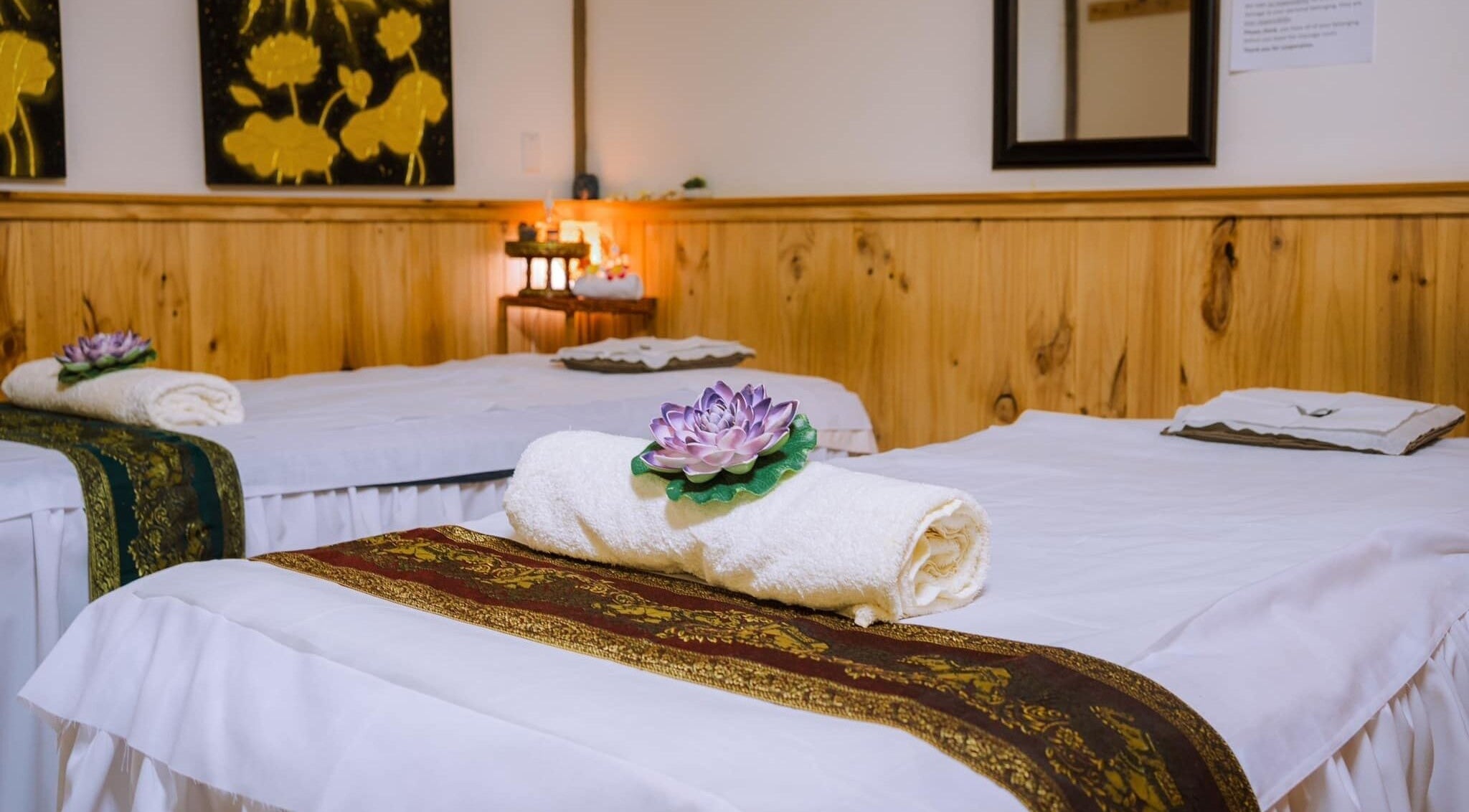 Relaxing massage tables at Remedial Massage & Spa Centre, North Richmond, New South Wales, AU with calming decor.