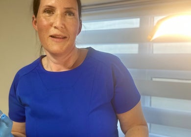 Aesthetic nurse at Edge Nurse Aesthetics in East Harling, England, providing expert care.