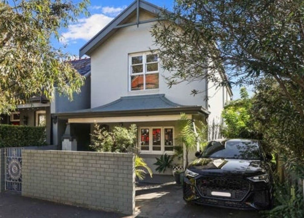 Exterior of Honglylashes, peaceful setting in Balmain, New South Wales, AU with a welcoming entrance.
