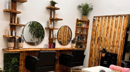 Elegant salon chairs and decor at Sanela haircraft, Drogheda, County Louth, IE for a premium beauty experience.