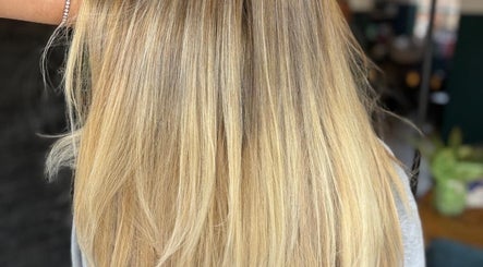Blonde hair styled beautifully at Haute Hair, Cheadle Hulme, England, GB.