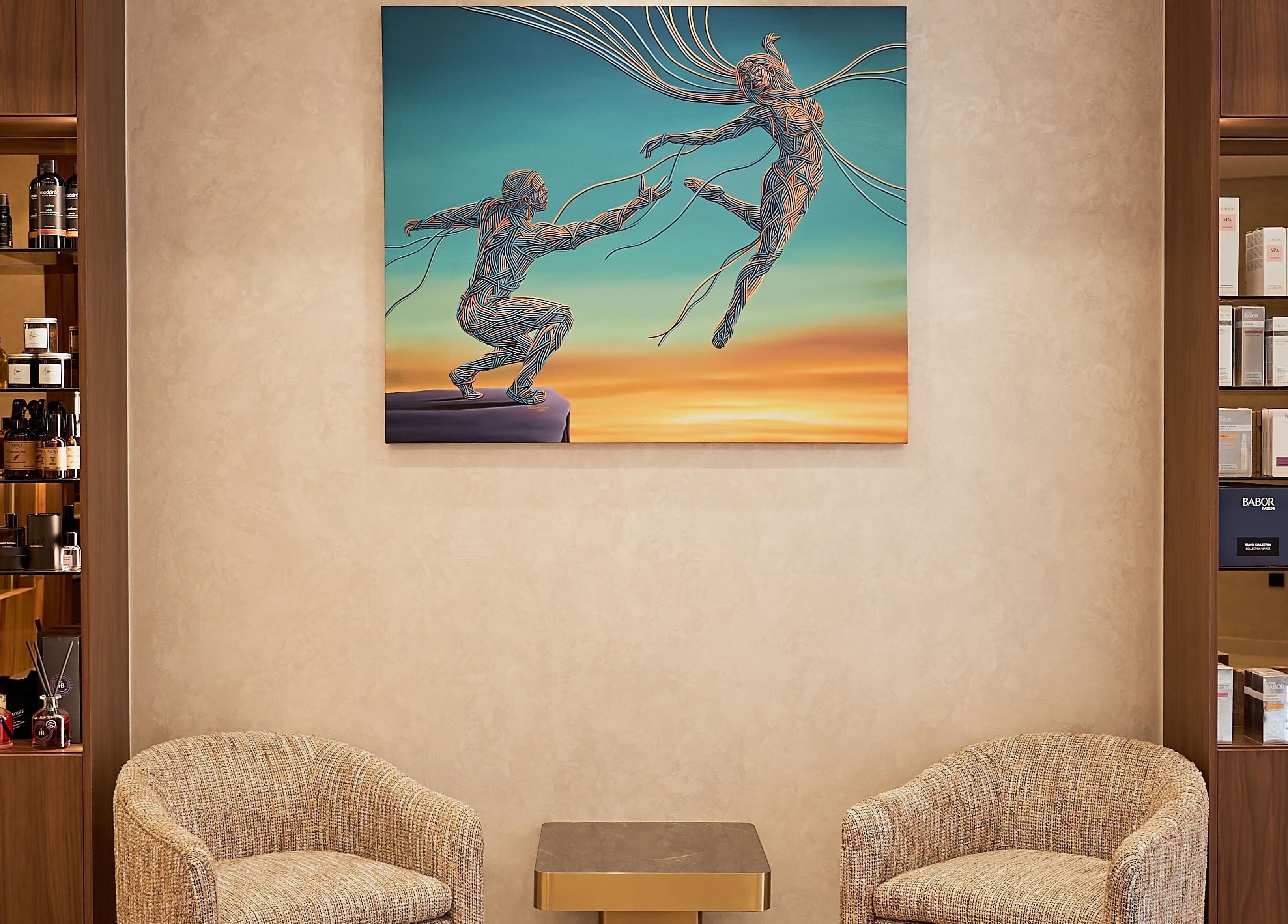 Artistic decor and products at The Wheatbaker Spa in Lagos, Lagos, NG showcasing a serene ambiance.