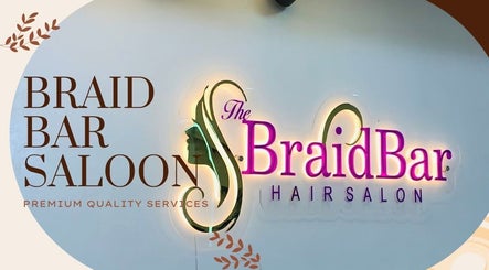The BraidBar Hair Salon Ng logo with vibrant colors, located in Lagos, Lagos, NG.