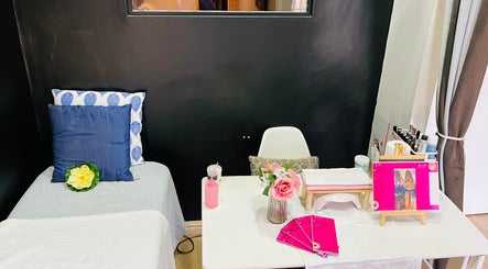 Relaxing beauty treatment setup at Trends beauty bar, Cape Town, Western Cape, ZA.