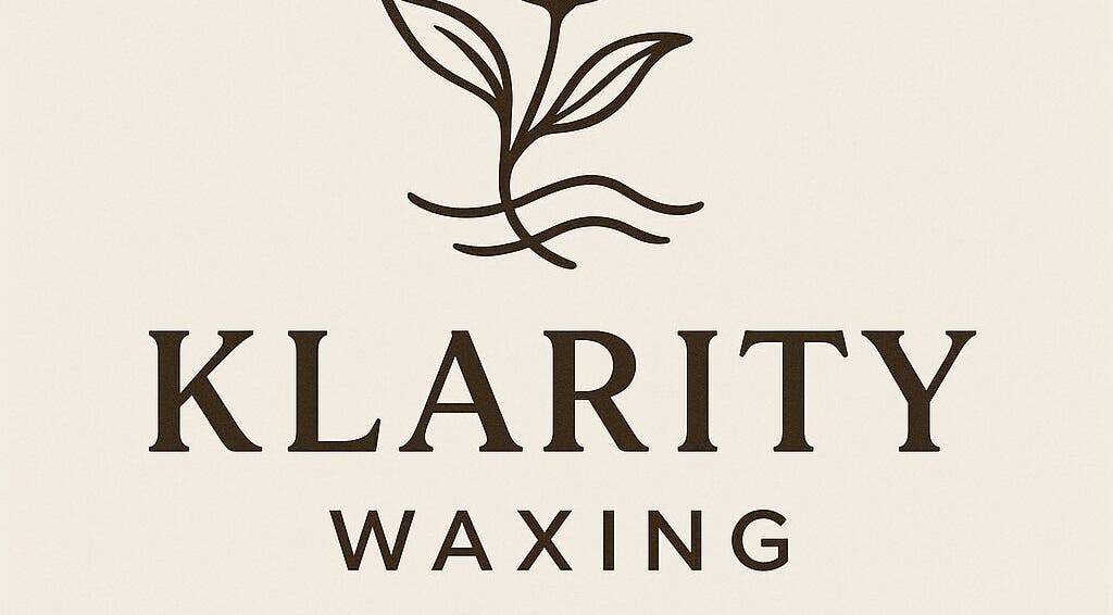 Klarity Waxing logo featuring floral design in Nottingham, England, GB.
