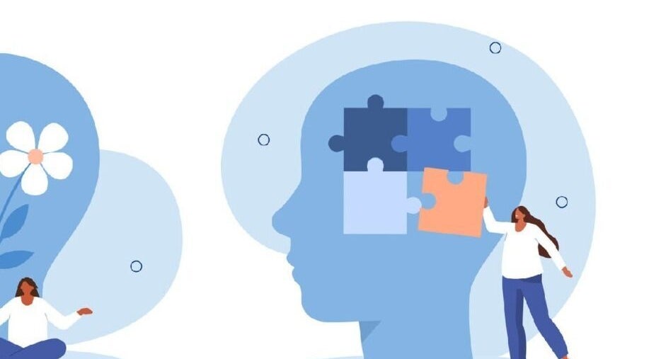 Illustration of a mind puzzle by Ashley Nash|| Positive Mindset|| Counselling Psychologist, Bridgetown, Saint Michael, BB.